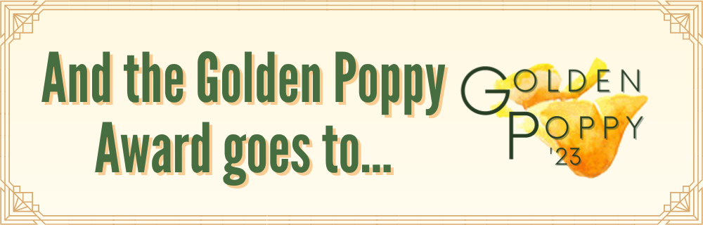 Golden Poppy '23 Finalists Banner